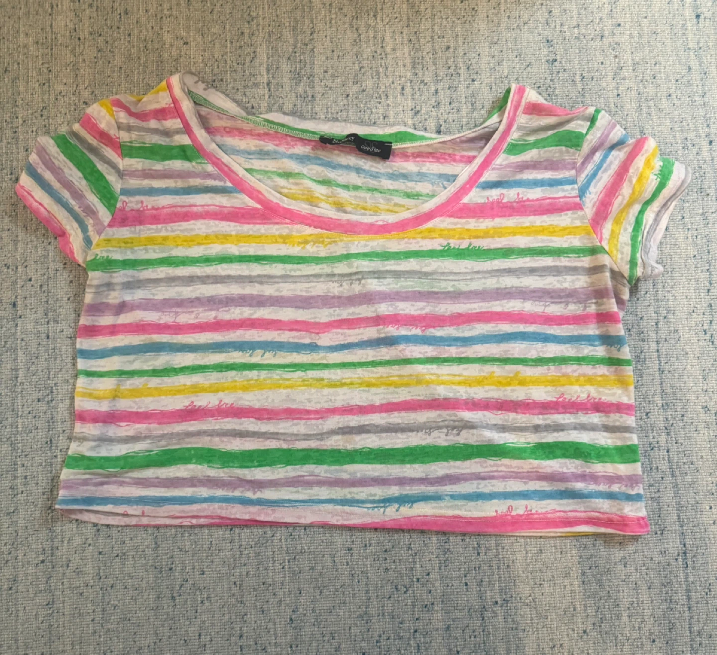 Striped Crop Top