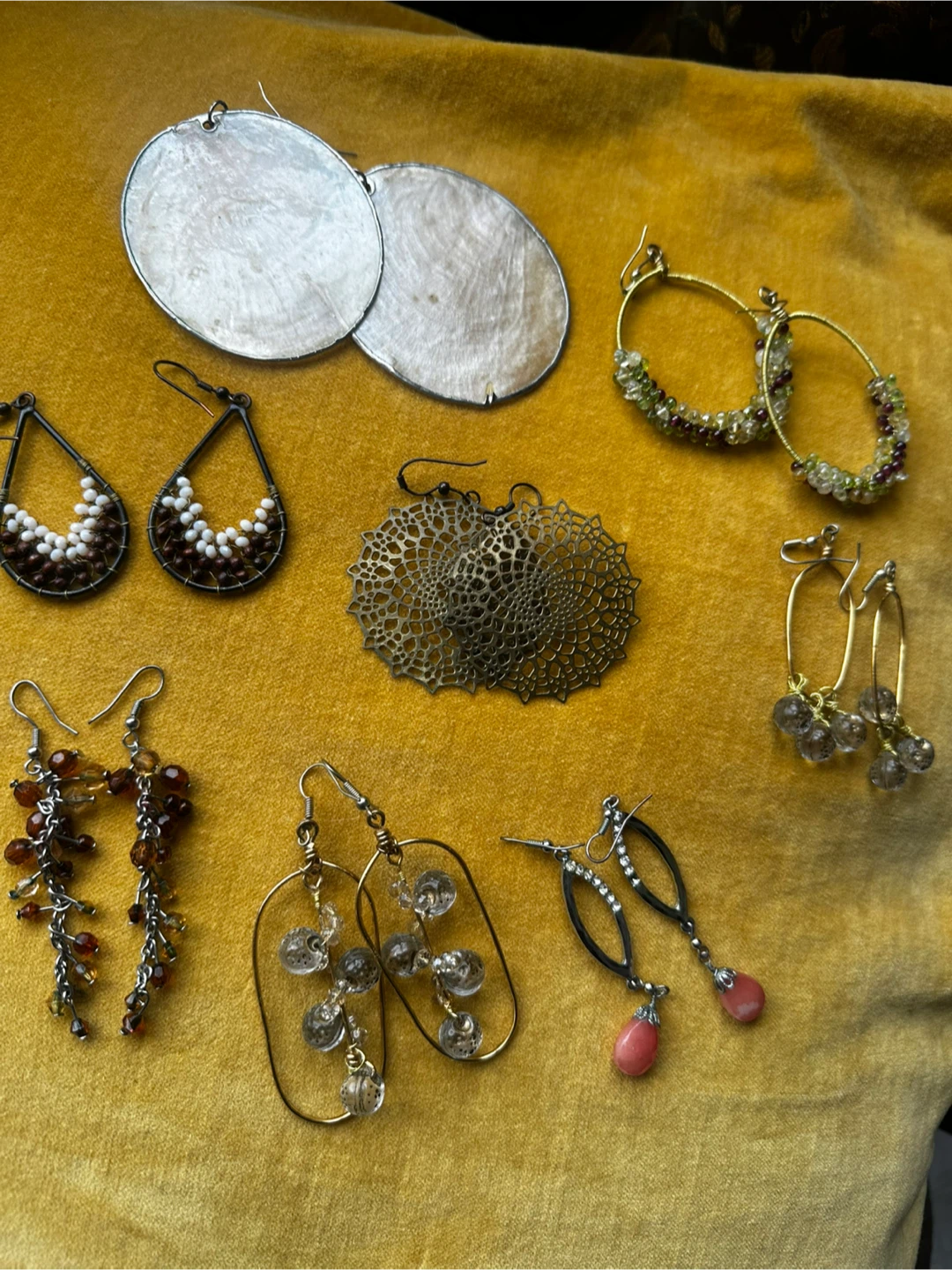 $5 earthy tone jewellery lot