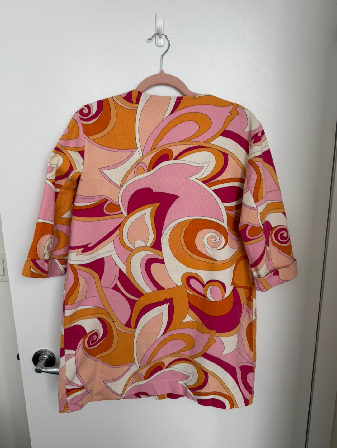 Rinascimento Multicolor Swirl Print Blazer Jacket - photo 2