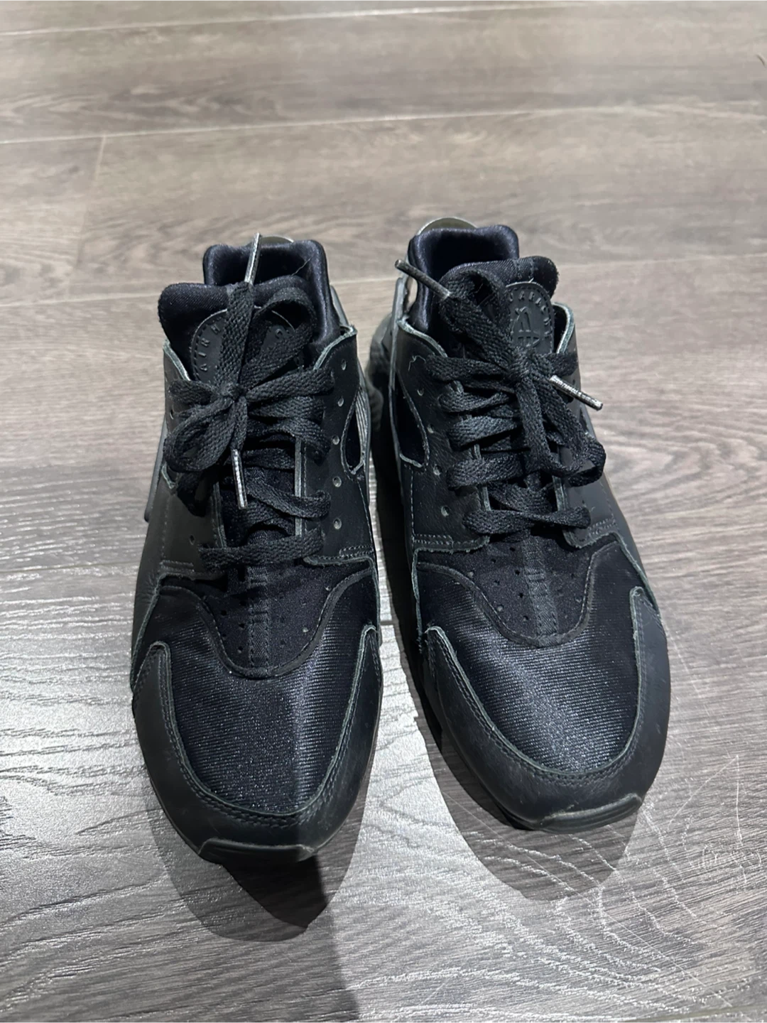 Nike Air Huarache All Black Sneakers (Size W9) - photo 4