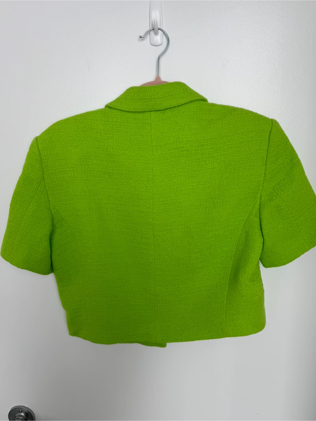 Zara Short Sleeve Cropped Blazer - photo 2