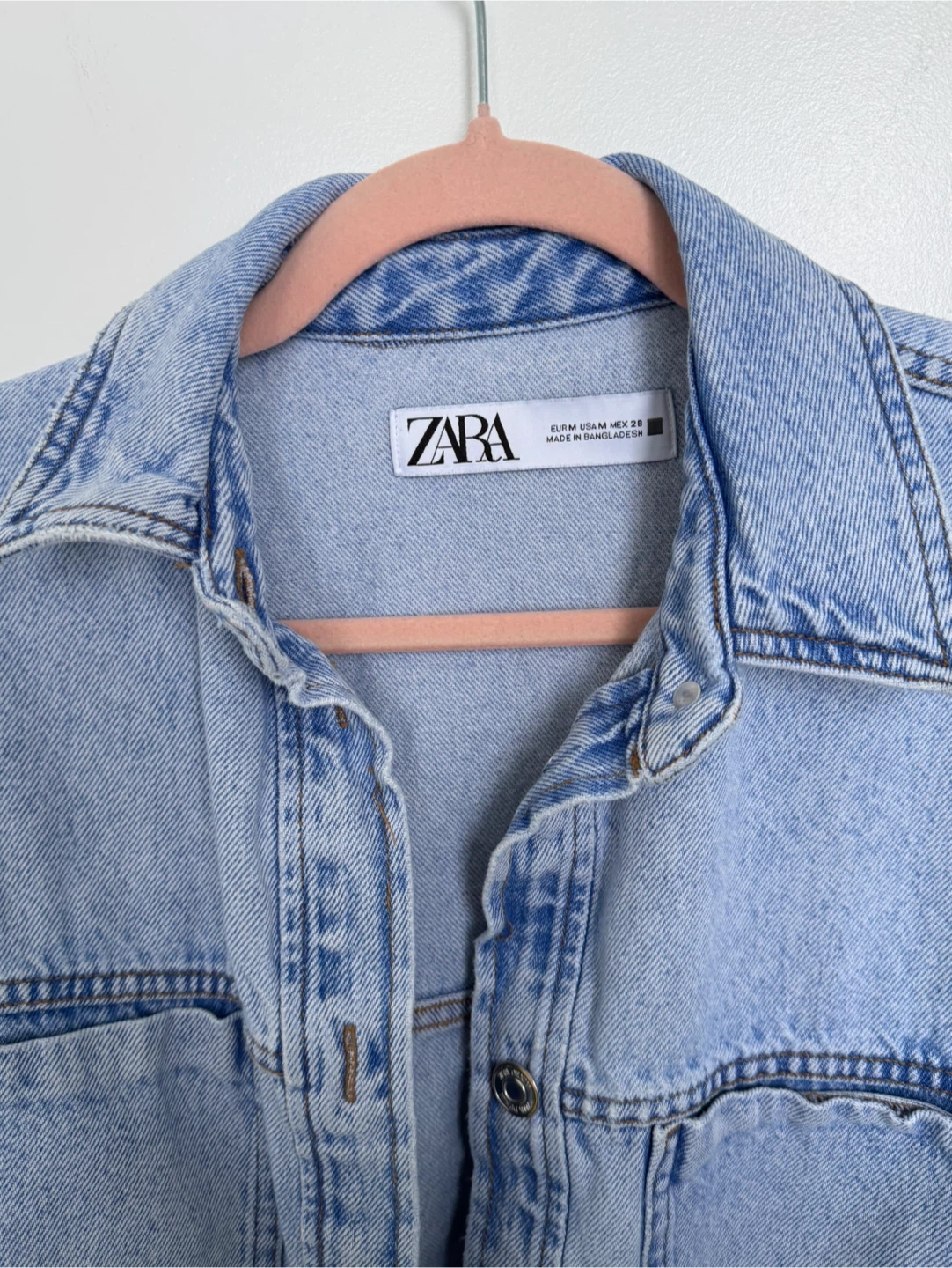 Zara Denim Shacket Size Medium - photo 3