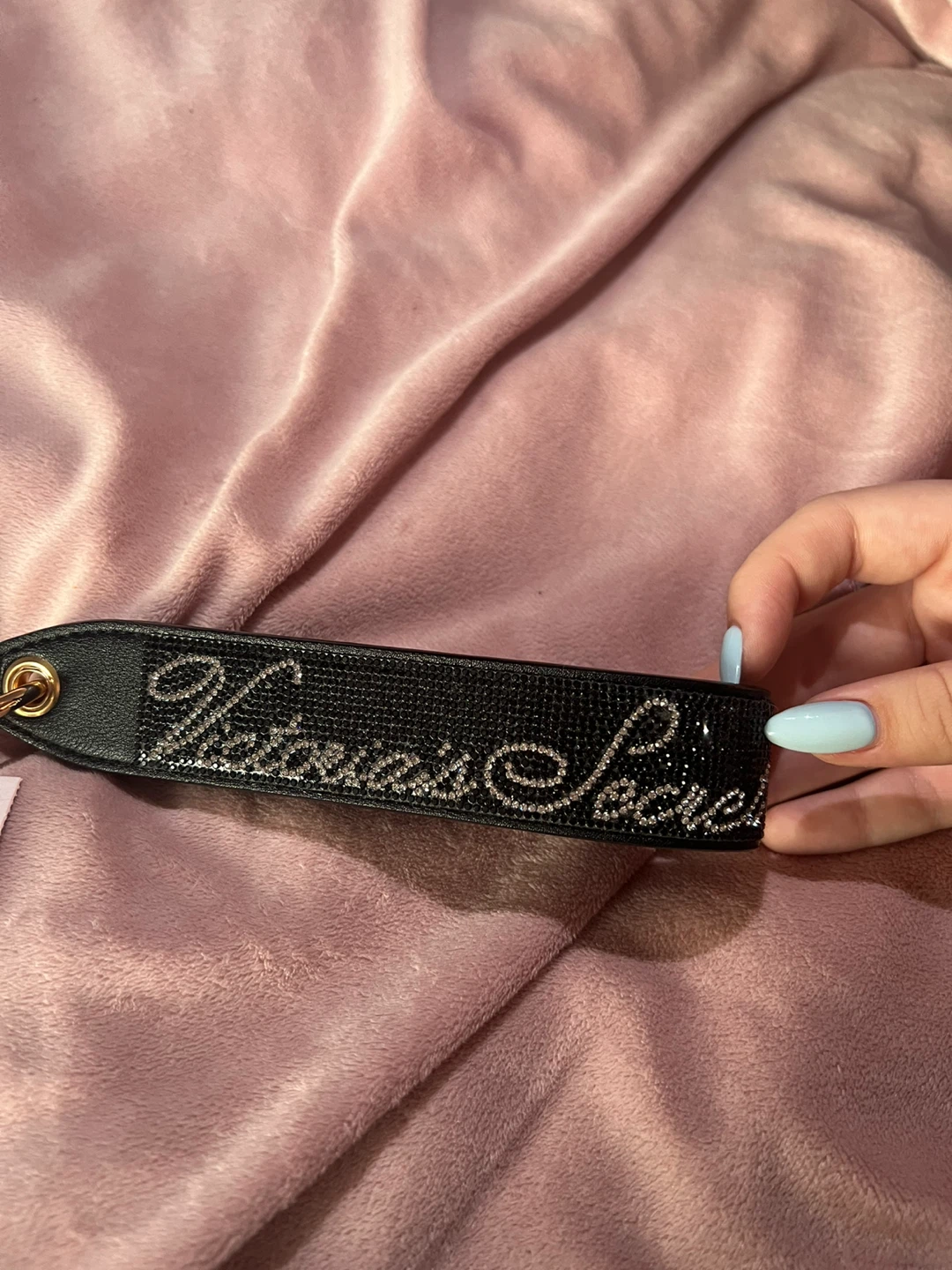 Victoria's Secret Rhinestone Keychain Strap - photo 3