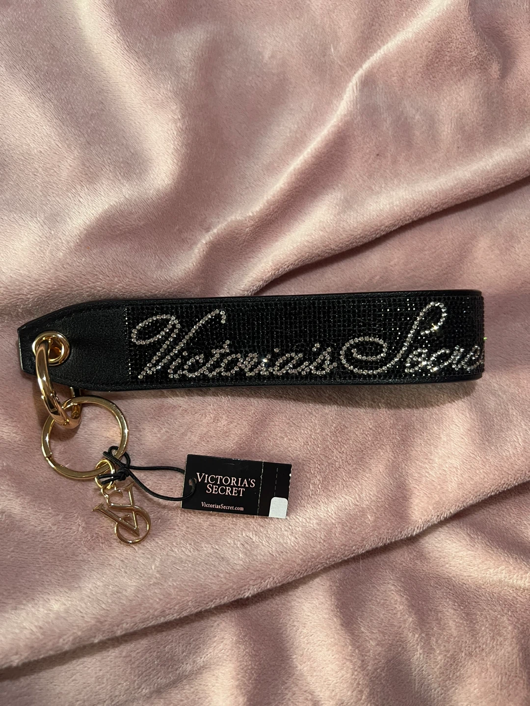 Victoria's Secret Rhinestone Keychain Strap