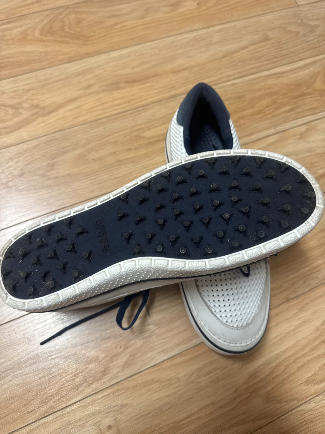 Crocs Golf Shoes White Blue Size 12 - photo 3
