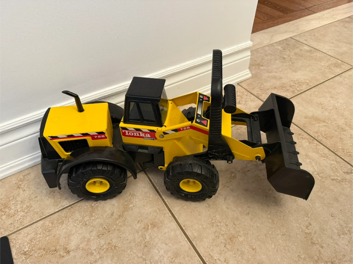 Tonka Mighty Front Loader Toy Truck metal frame - photo 4