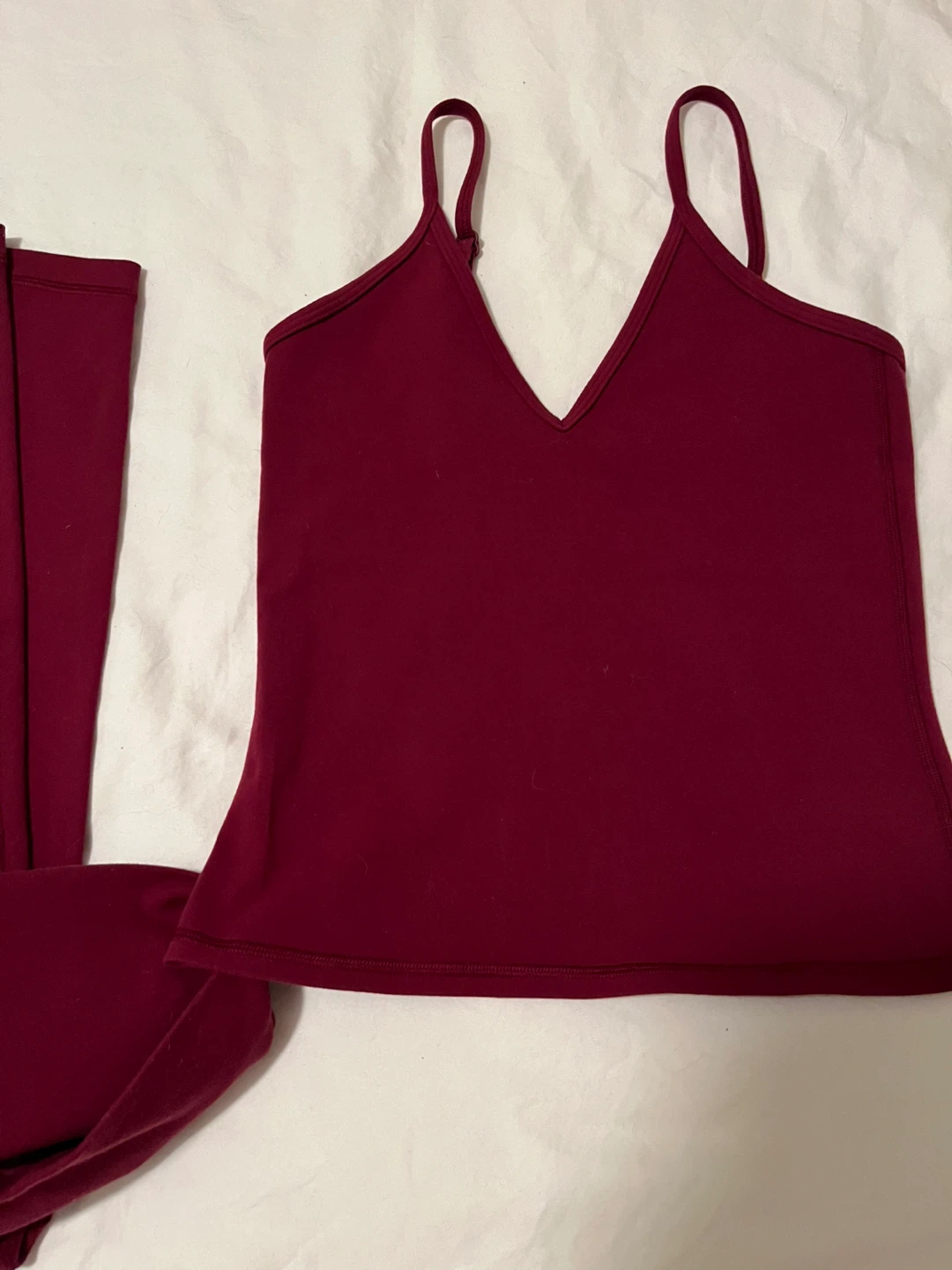 Aritzia Golden Tank and Leggings Set - Size S