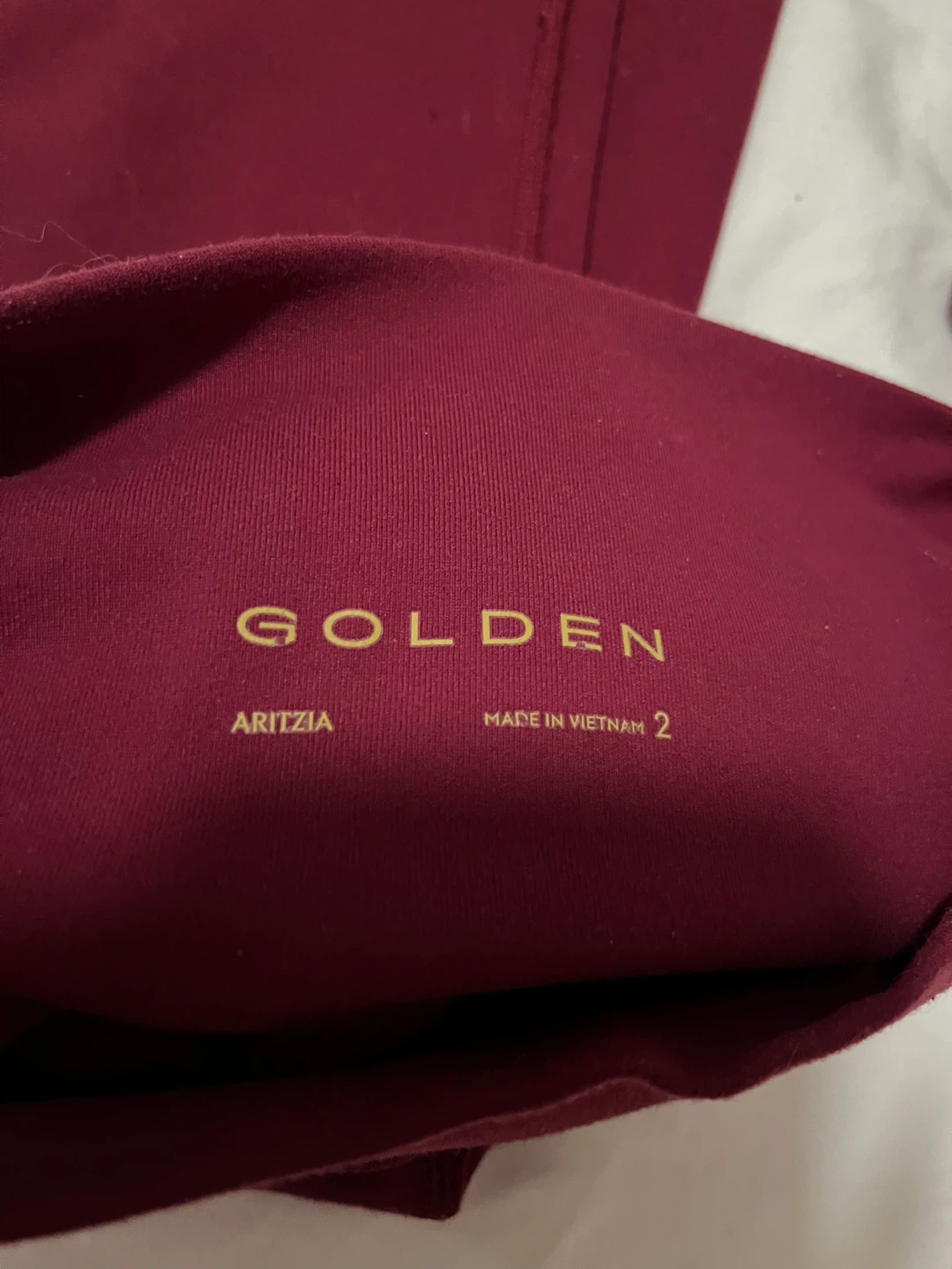 Aritzia Golden Tank and Leggings Set - Size S - photo 4