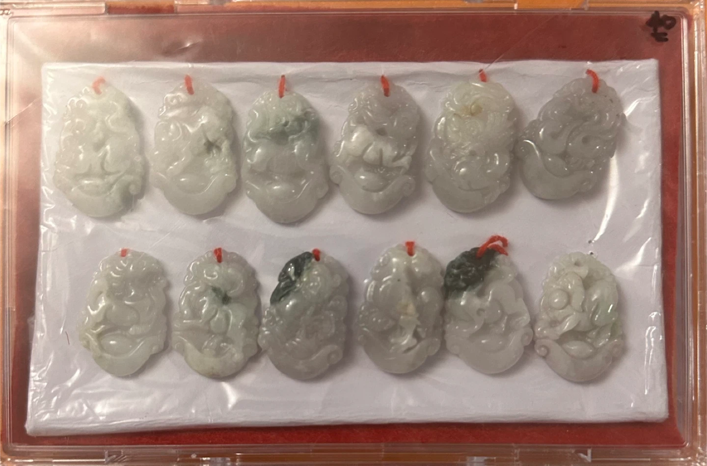 Jade Burmese Authentic Zodiac Pendants a set of 12 - photo 4