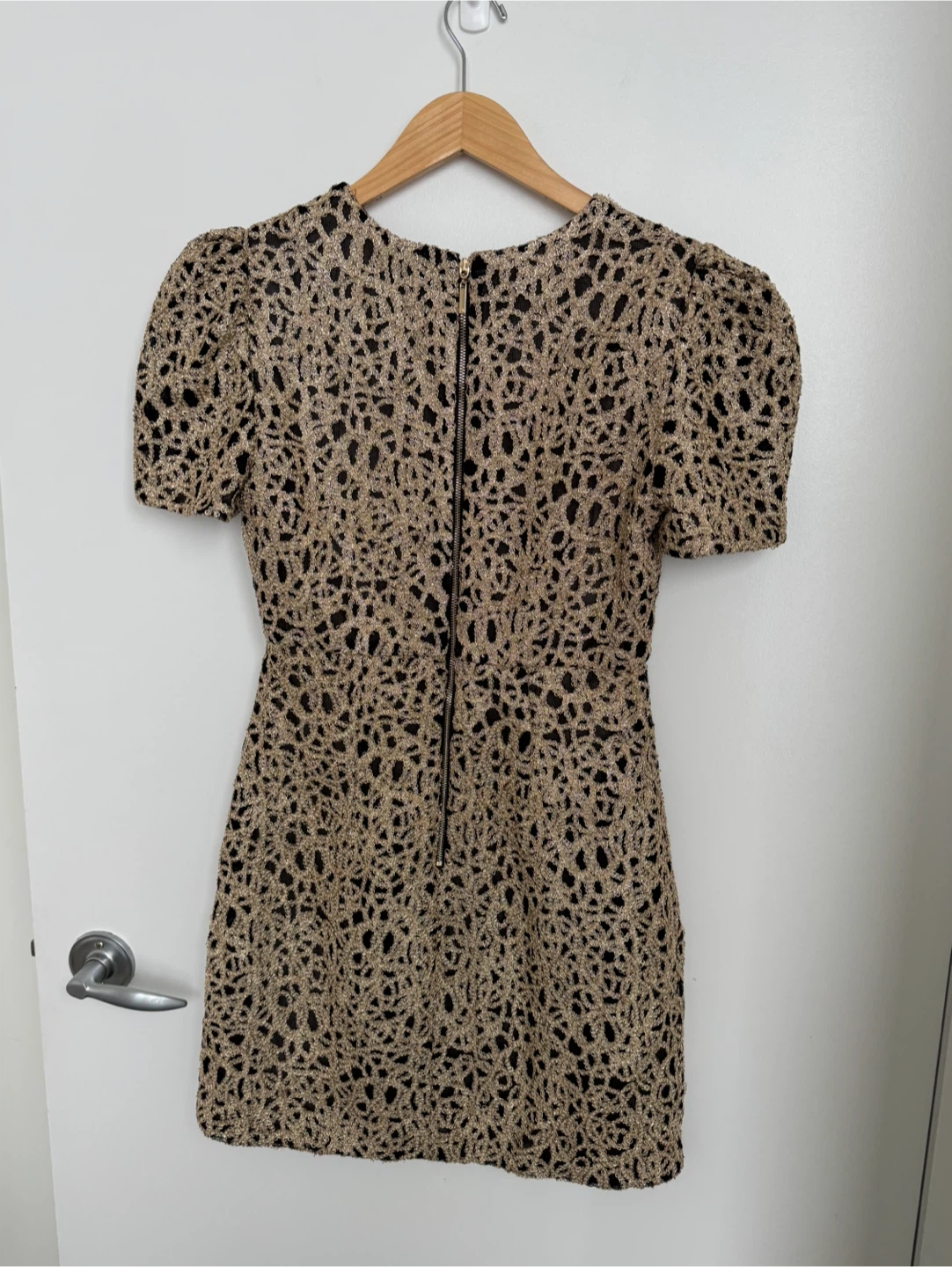 Marciano Gold and Black Dress - Size 10 - photo 2