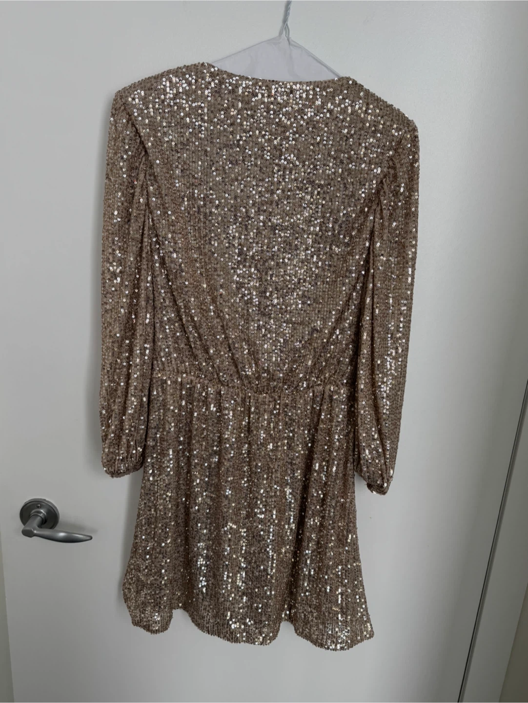 Rinascimento Sequin Long Sleeve Mini Dress - photo 2