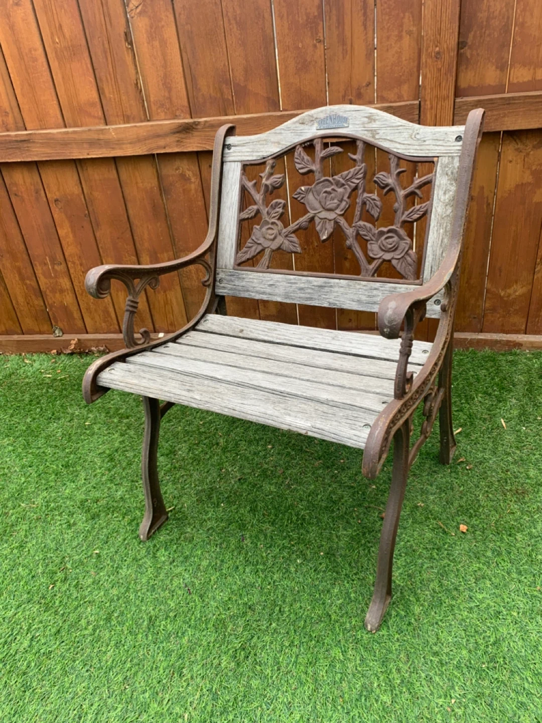 Garden Bench - Vintage Outdoor Furniture - Greenhouse Collection - photo 3