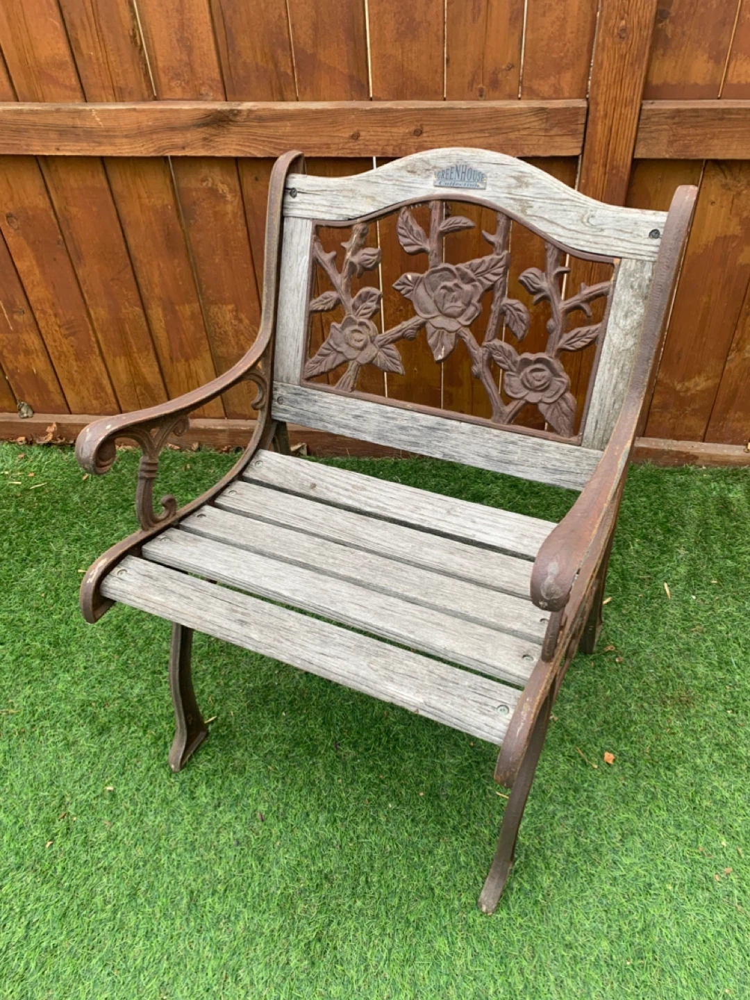 Garden Bench - Vintage Outdoor Furniture - Greenhouse Collection