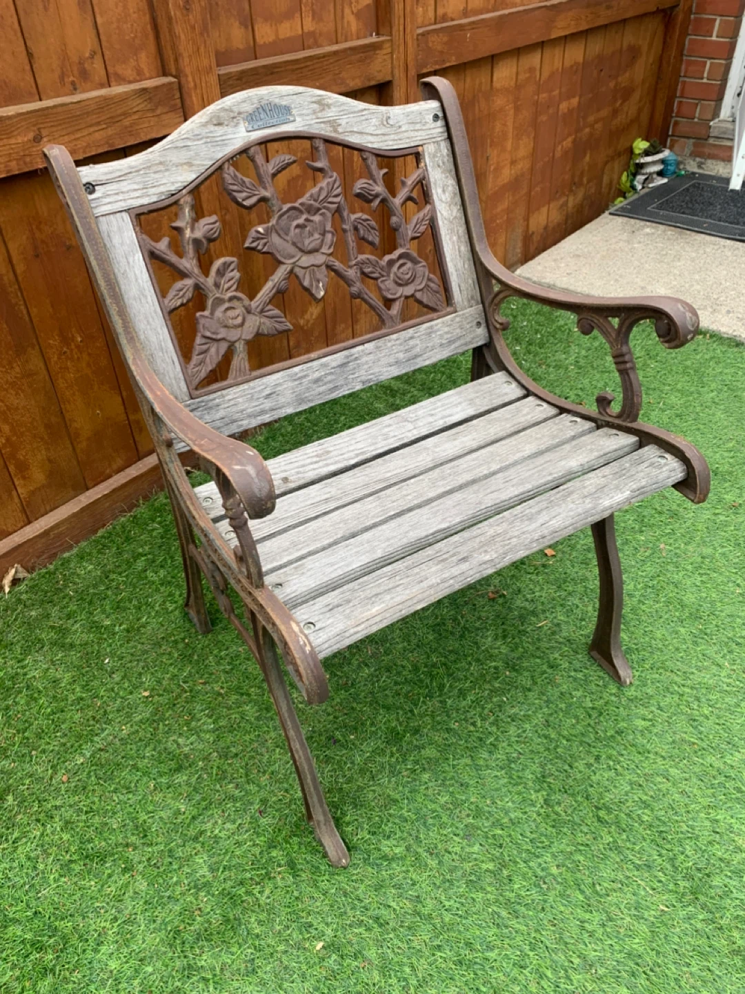 Garden Bench - Vintage Outdoor Furniture - Greenhouse Collection - photo 2