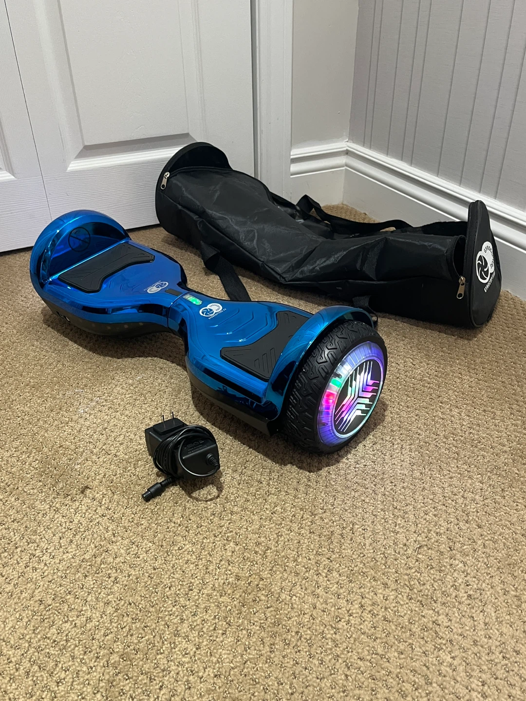 Blue Gyrocopters Hoverboard with Carrying Bag and Charger - photo 2