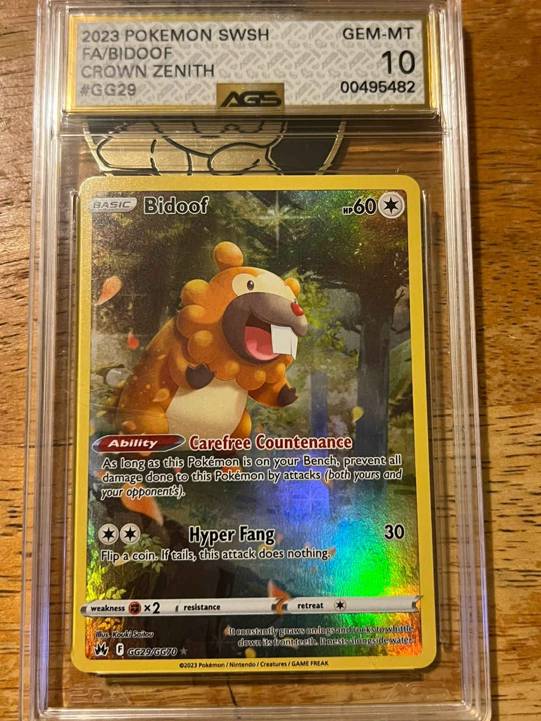 Bidoof #GG29 - GEM-MT 10