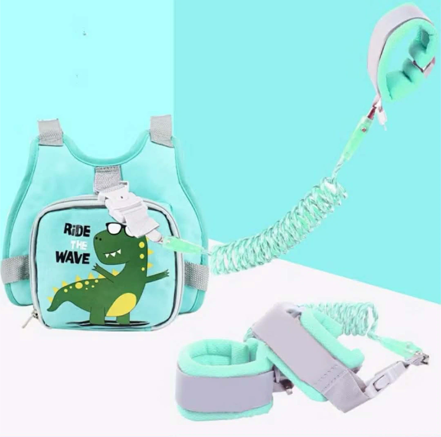 Kids anti lost Dinosaur Harness with Leash