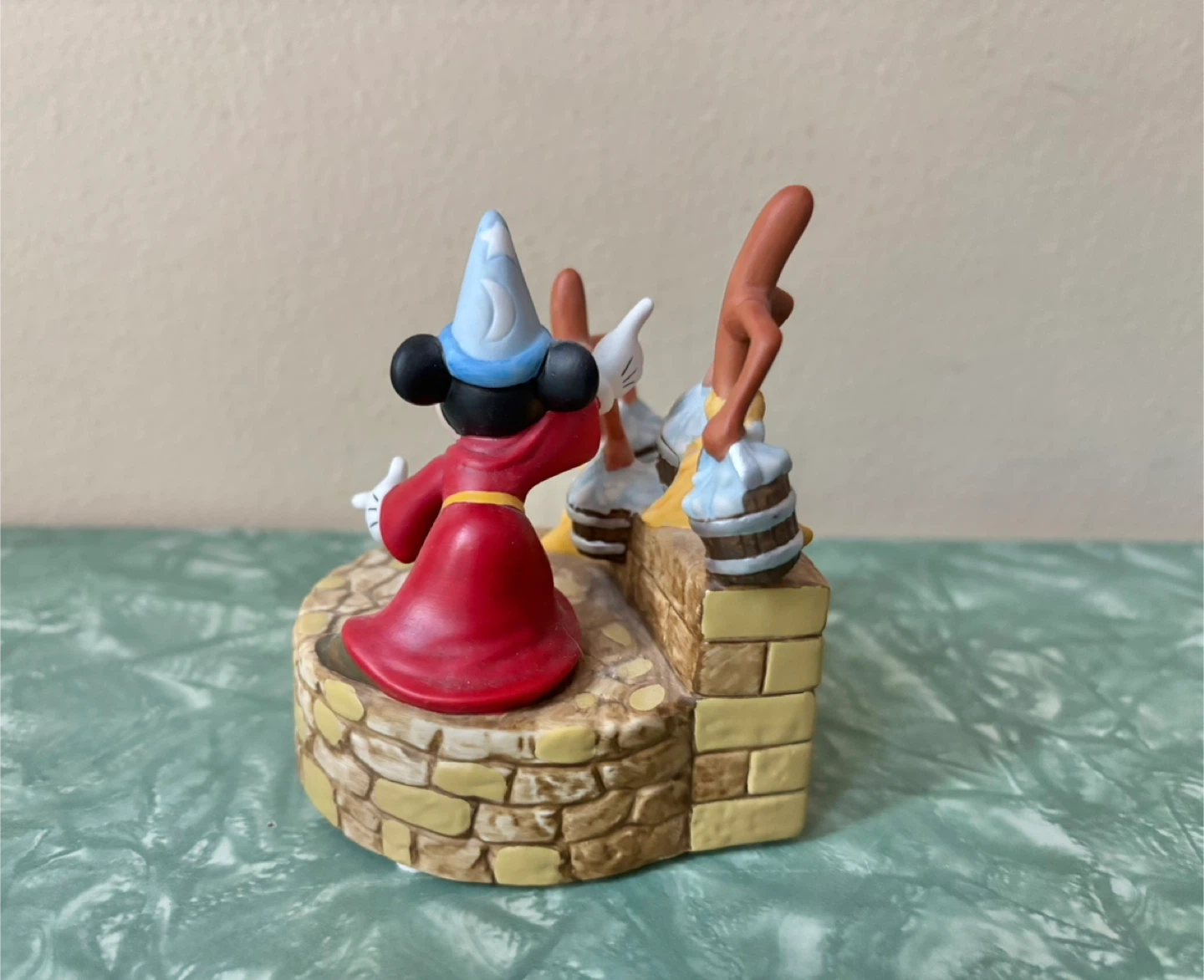 🥕Disney Sorcerer Apprentice Mickey Mouse Music Box Figurine - photo 3