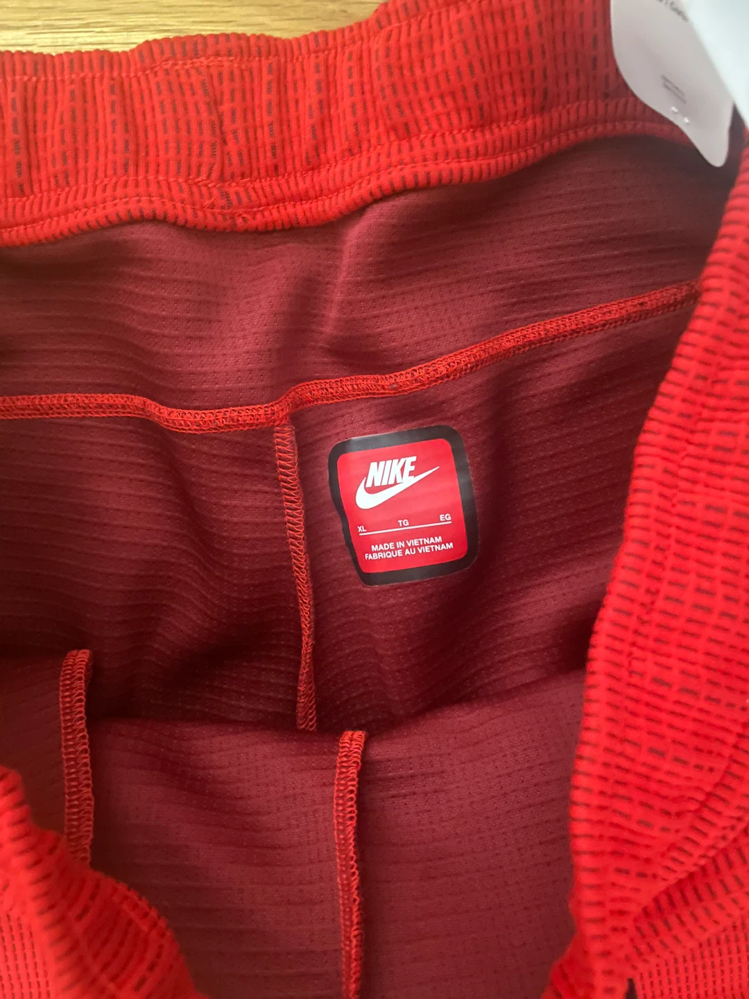 Nike Red Tech Fleece Joggers Pants Kids XL - photo 4