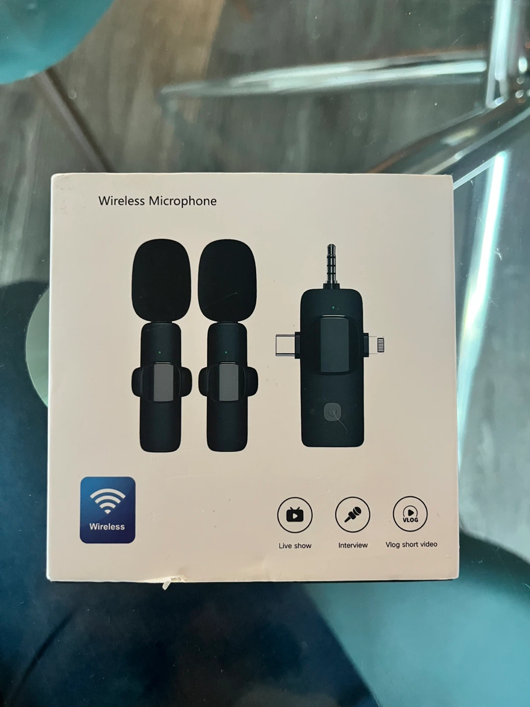 Wireless Microphone System with 2 Mics