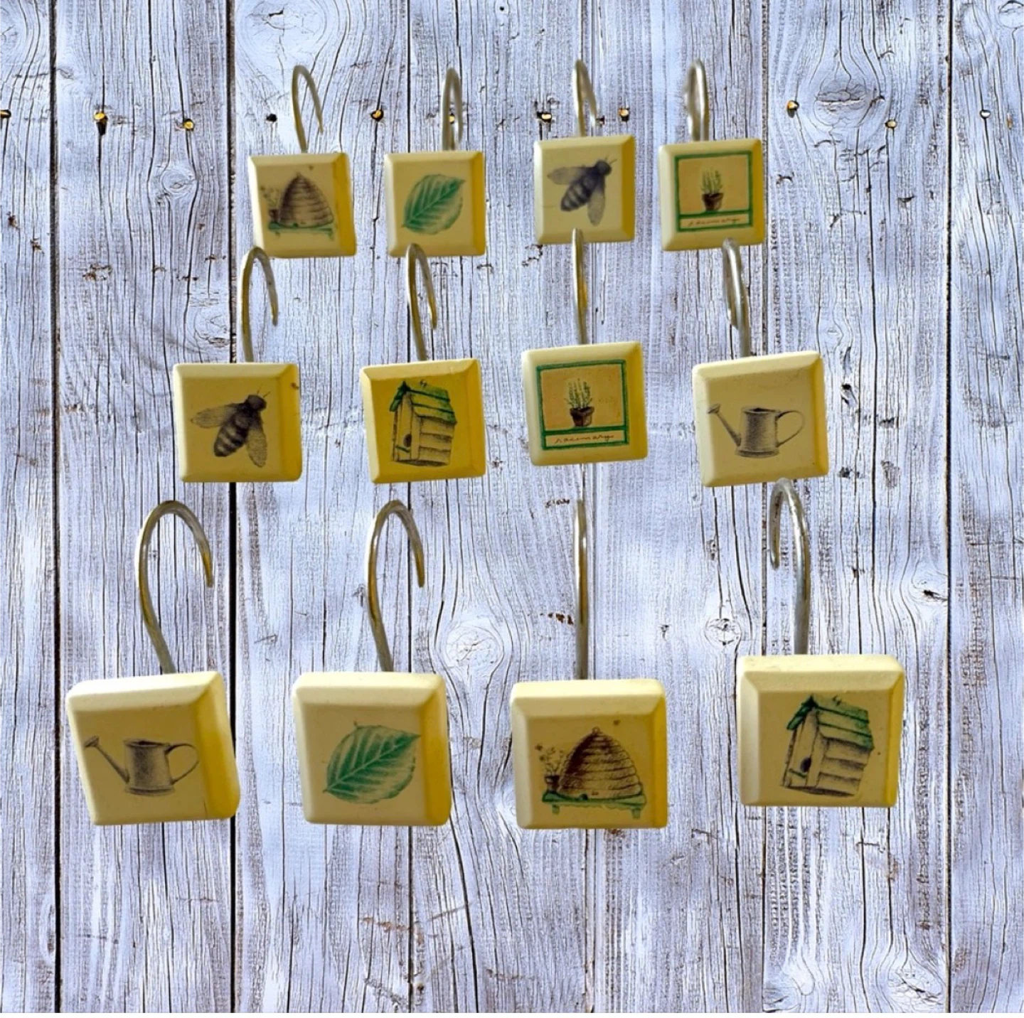 🥕shower curtain hooks - photo 2