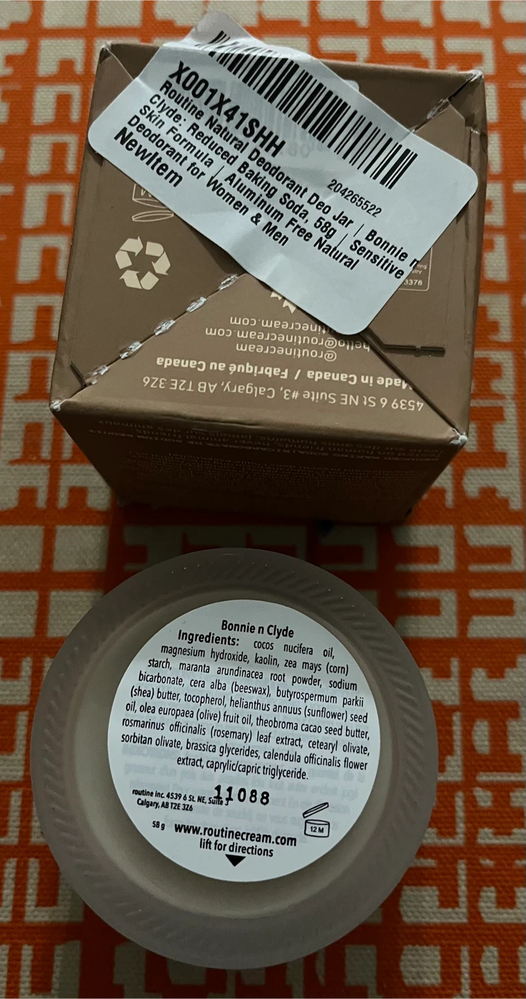 Routine Natural Deodorant Bonnie n' Clyde Unscented 58g - photo 2