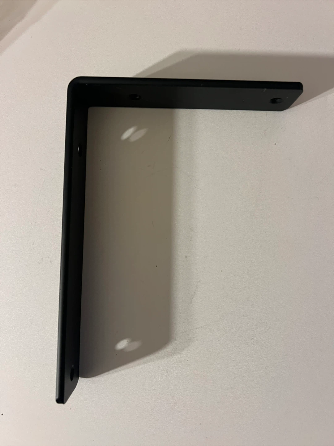 Black Metal Shelf Brackets 12 Pack