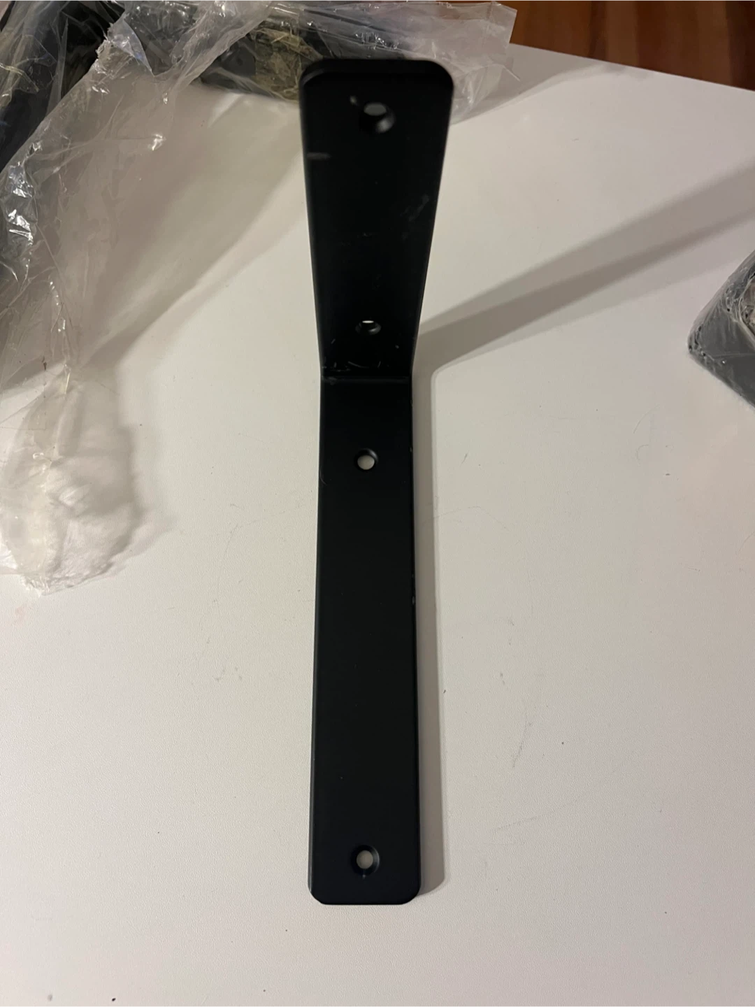 Black Metal Shelf Brackets 12 Pack - photo 2