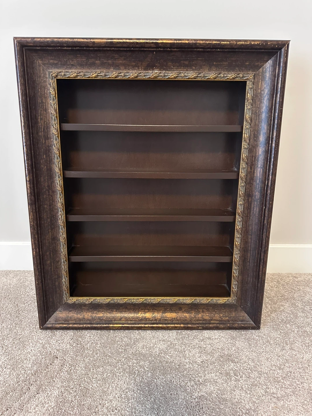 Dark Brown Display Shelf