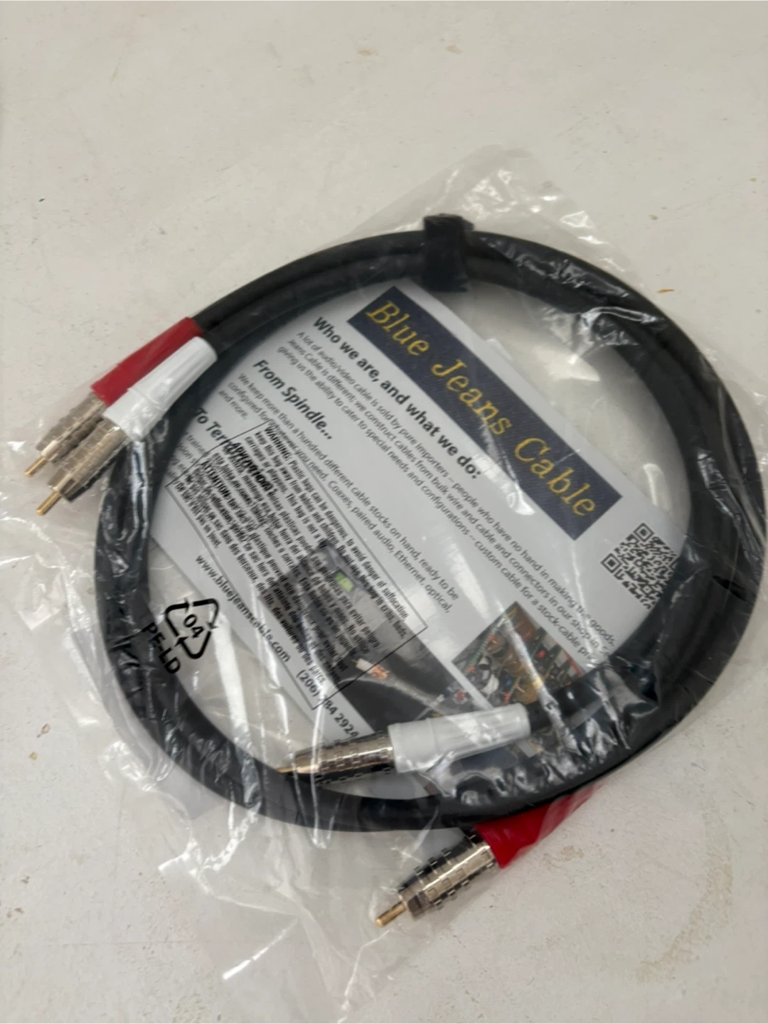 Blue Jeans Cable LC-2 Stereo Audio Cables, 3 Foot - photo 2