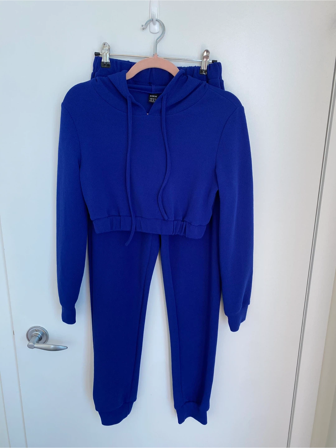 Blue Hoodie and Jogger Set