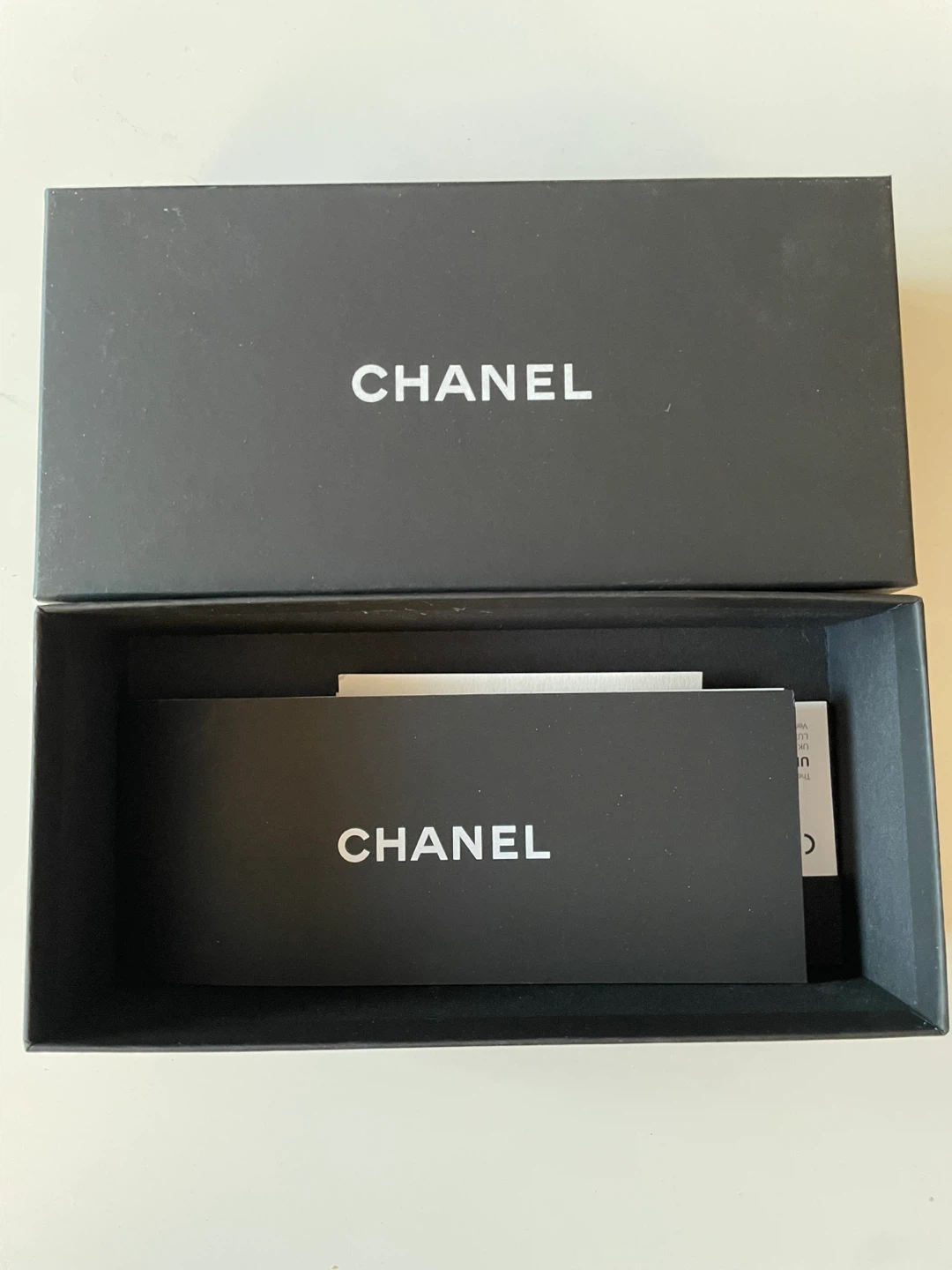 CHANEL Black Box with Dust Bag