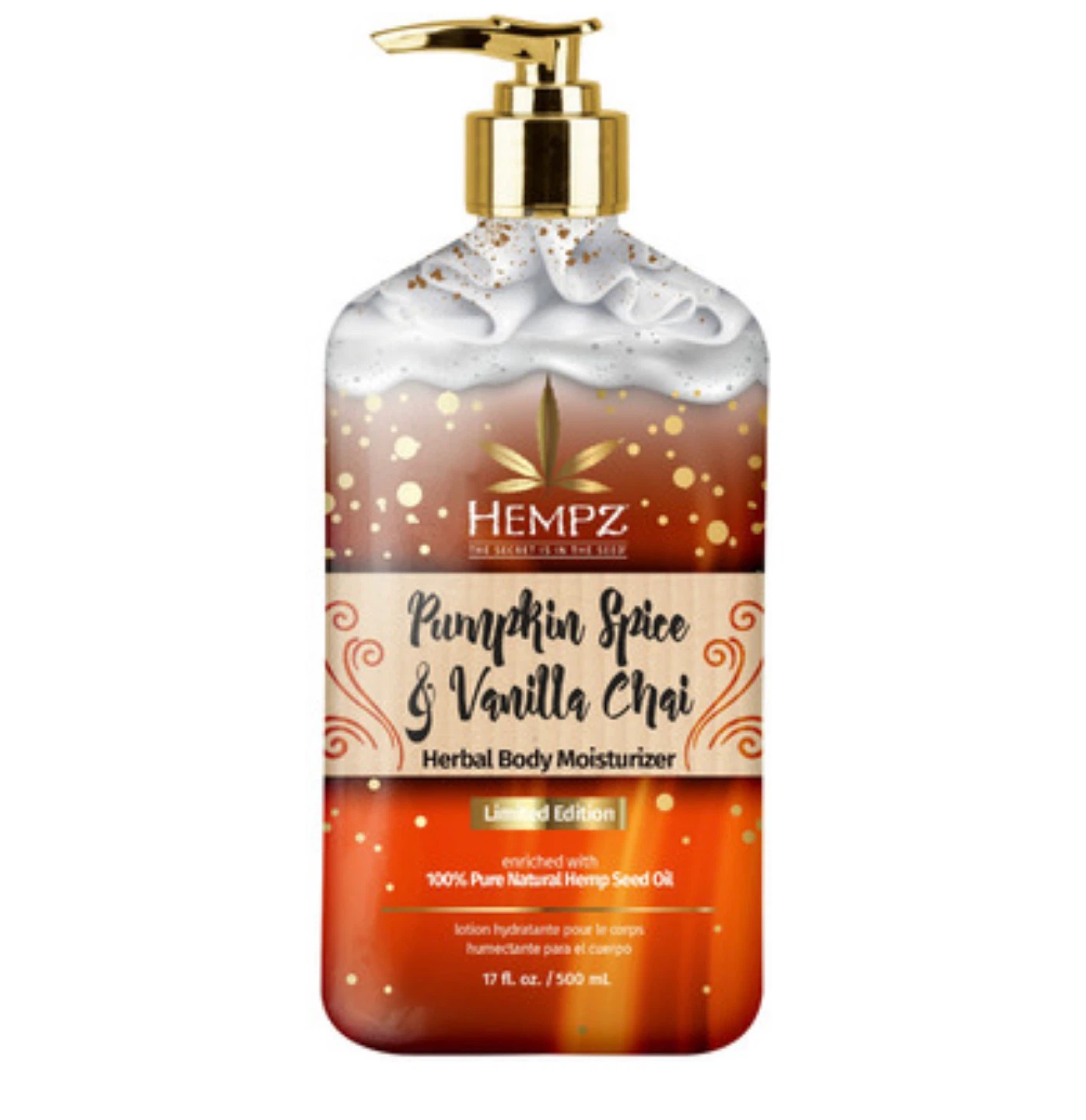 Hempz Herbal Body Moisturizer Pumpkin Spice & Vanilla Chai