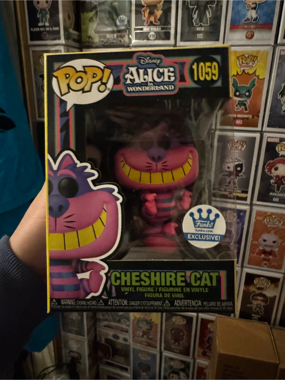 Black light Cheshire Cat Funko Pop