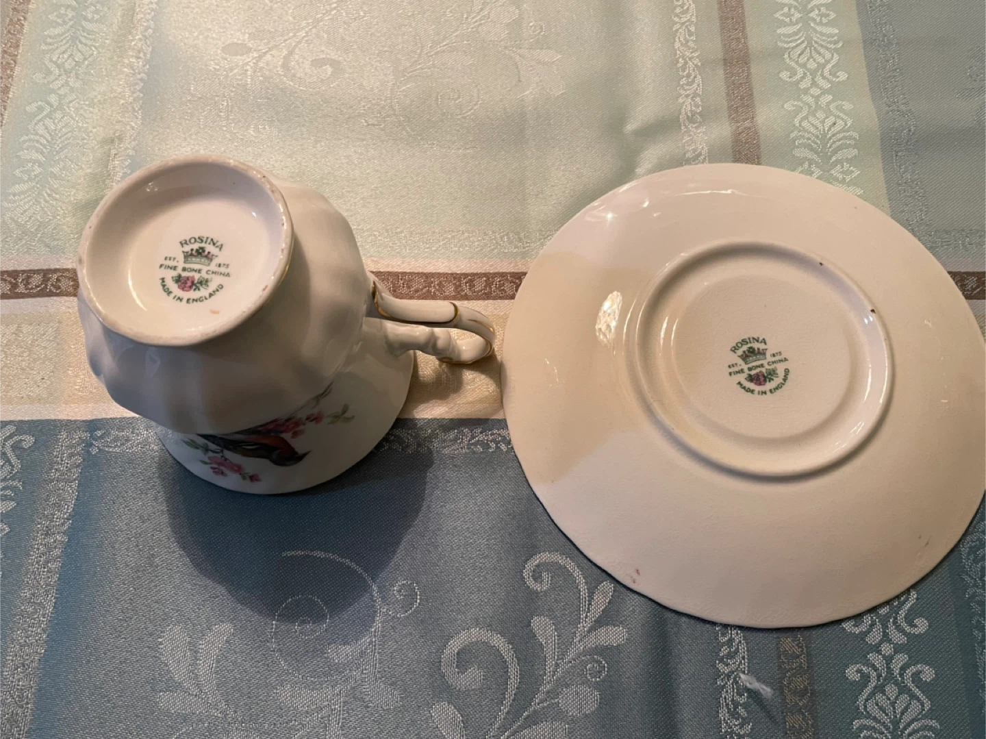 Rosina Bone China Teacup and Saucer Set - photo 5
