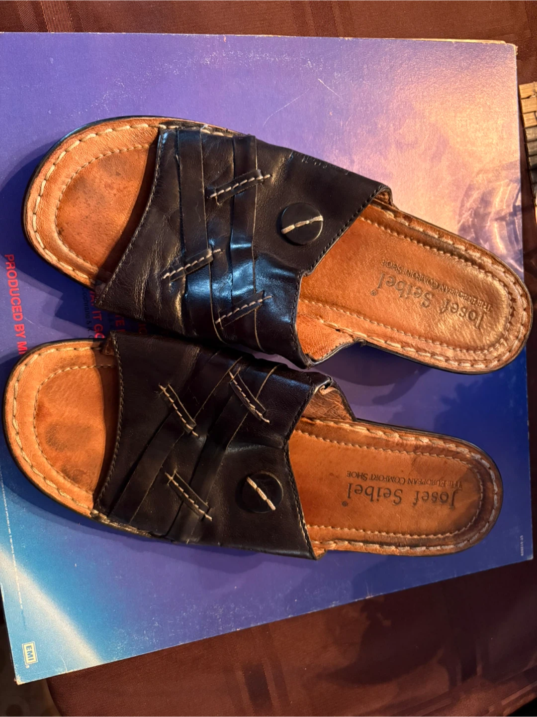 Josef Seibel Women's Slip-On Sandals Size 38