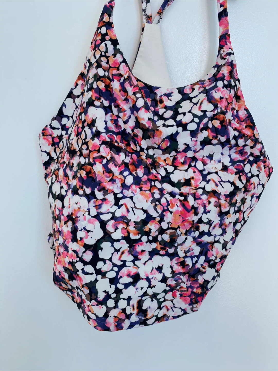 Athletic Leggings & Tank Top Set - Floral Print