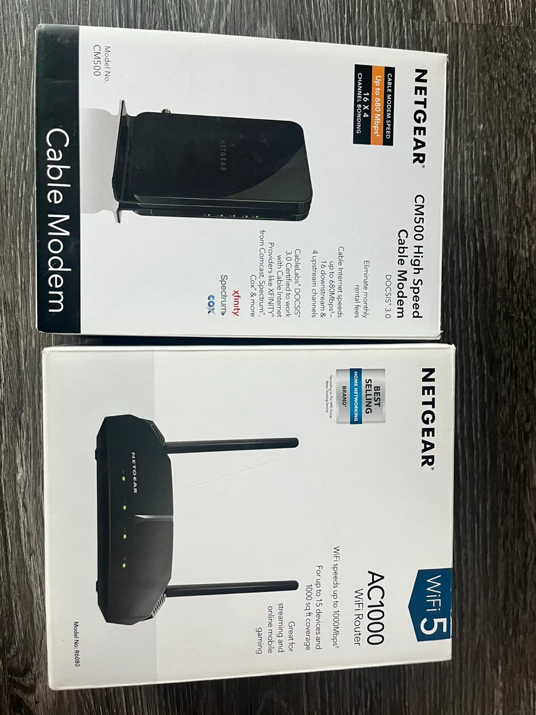 Netgear Modem & WiFi Router Bundle