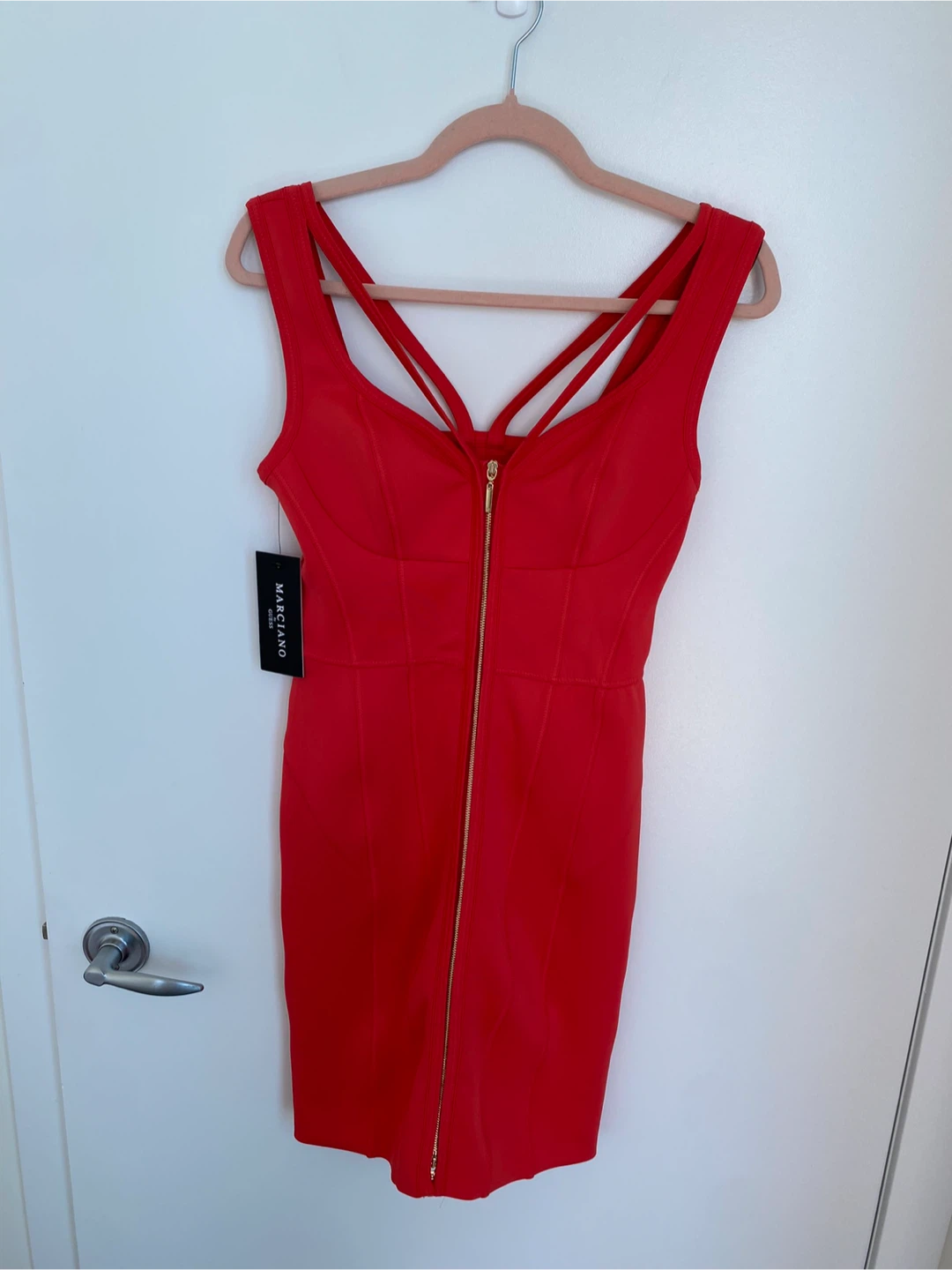 Marciano Red Sleeveless Dress