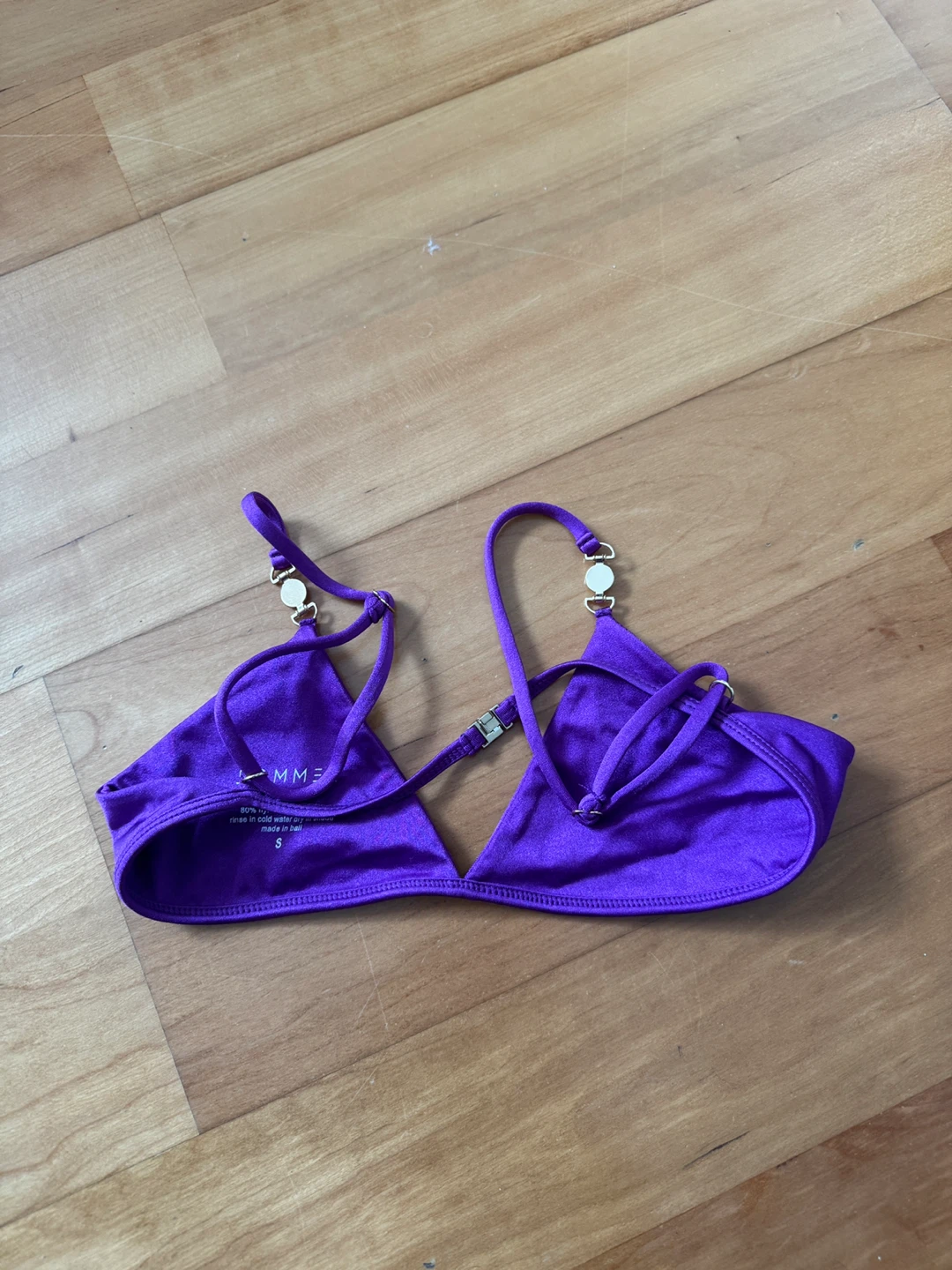 Sommer Swim Purple Bralette Bikini Top - photo 3