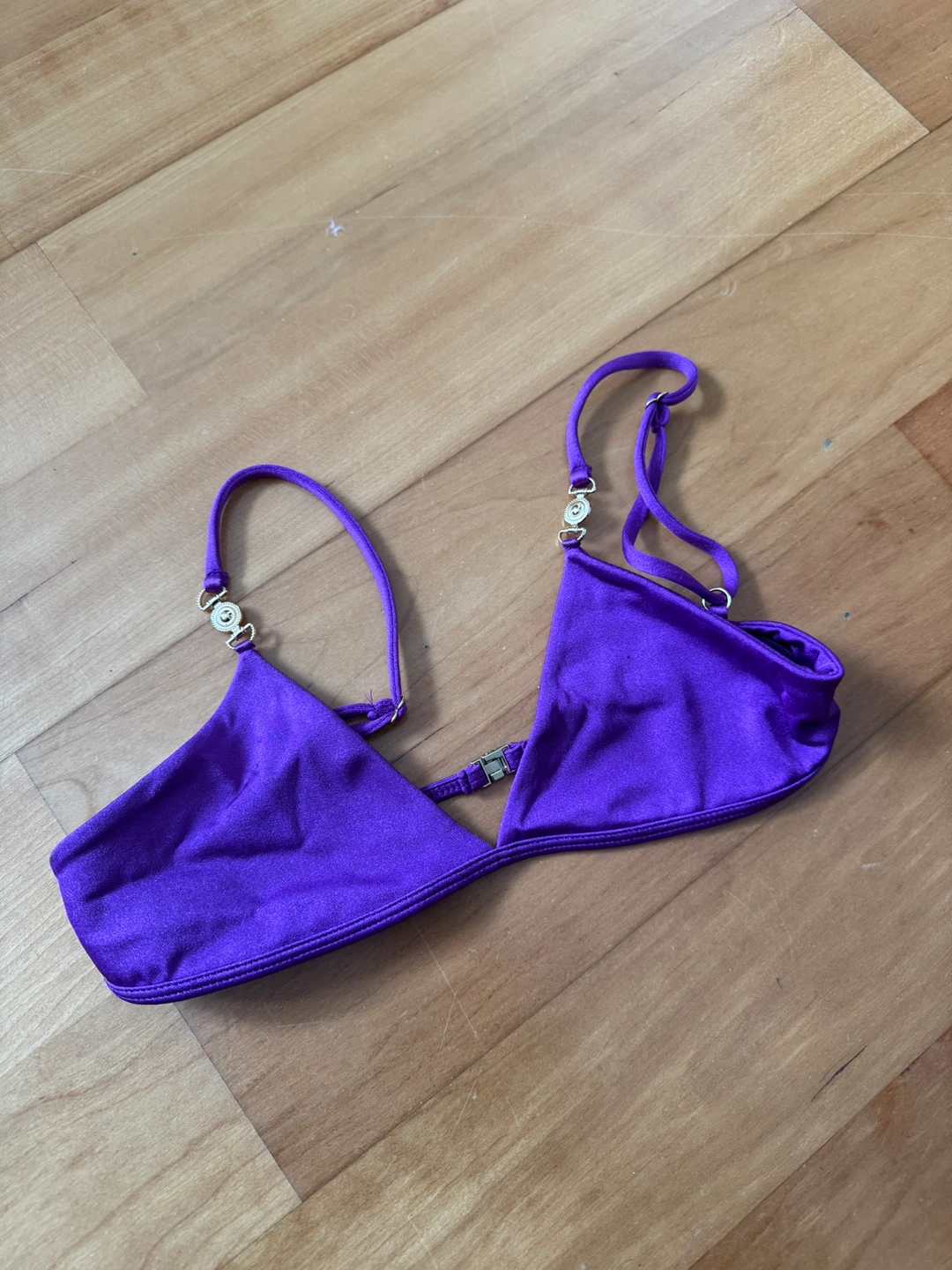 Sommer Swim Purple Bralette Bikini Top - photo 2