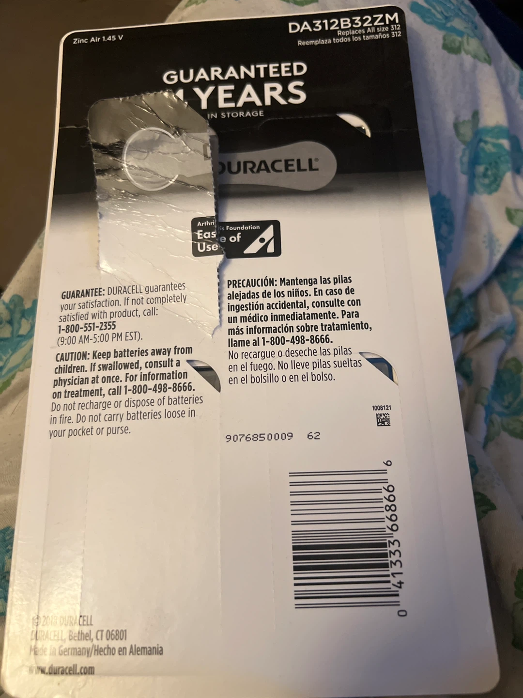 Duracell 312 Batteries - 32 Pack - photo 2