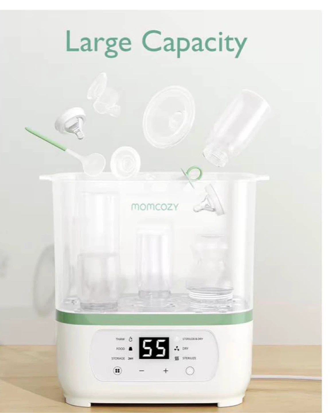 Momcozy Bottle Sterilizer and Dryer - photo 3