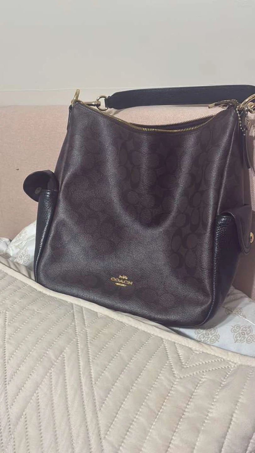 Coach Pennie Convertible Shoulder Handbag Brown/Black - photo 3