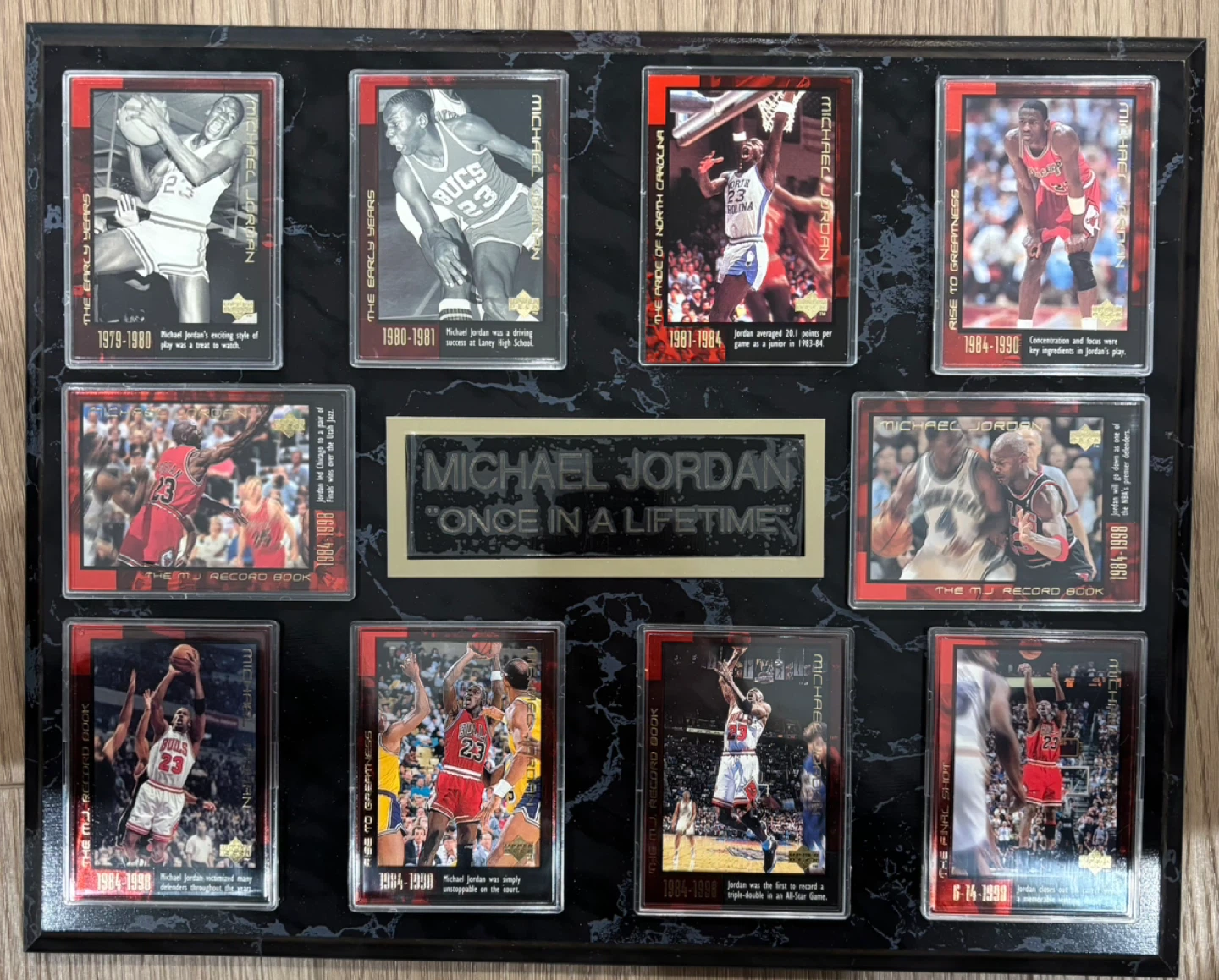 Michael Jordan “ once in a lifetime”