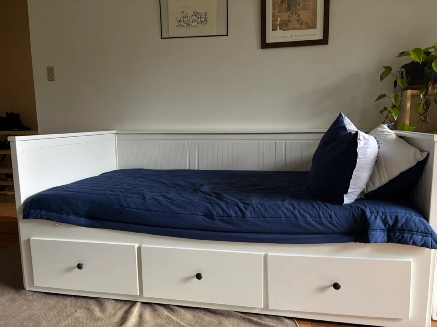 Ikea Hemnes White Daybed with 3 Drawers - photo 2