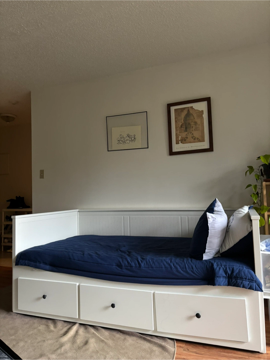 Ikea Hemnes White Daybed with 3 Drawers - photo 3