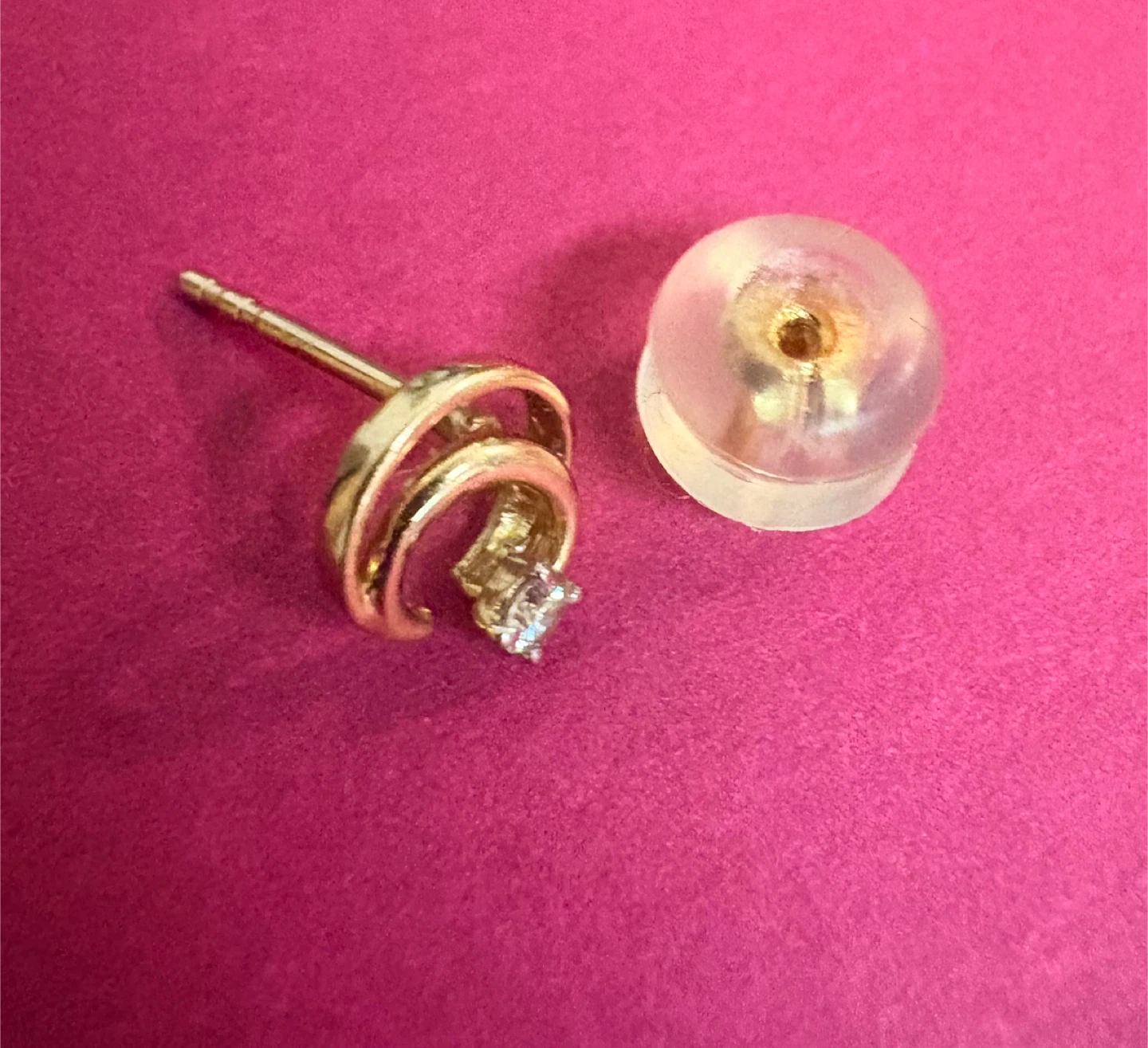 14 KT Diamond Stud earring (single) ‼️final sale ‼️ - photo 5