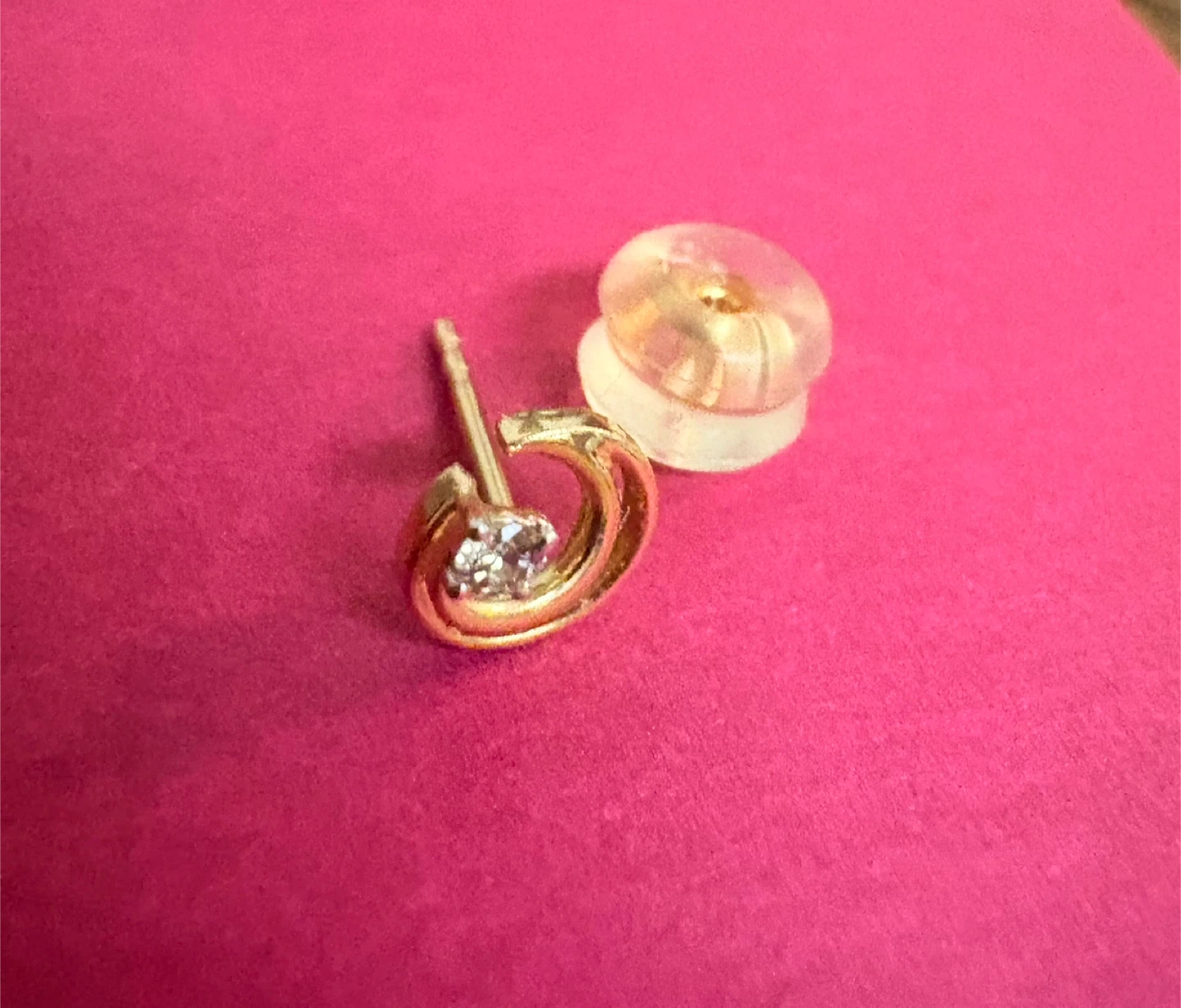 14 KT Diamond Stud earring (single) ‼️final sale ‼️ - photo 4