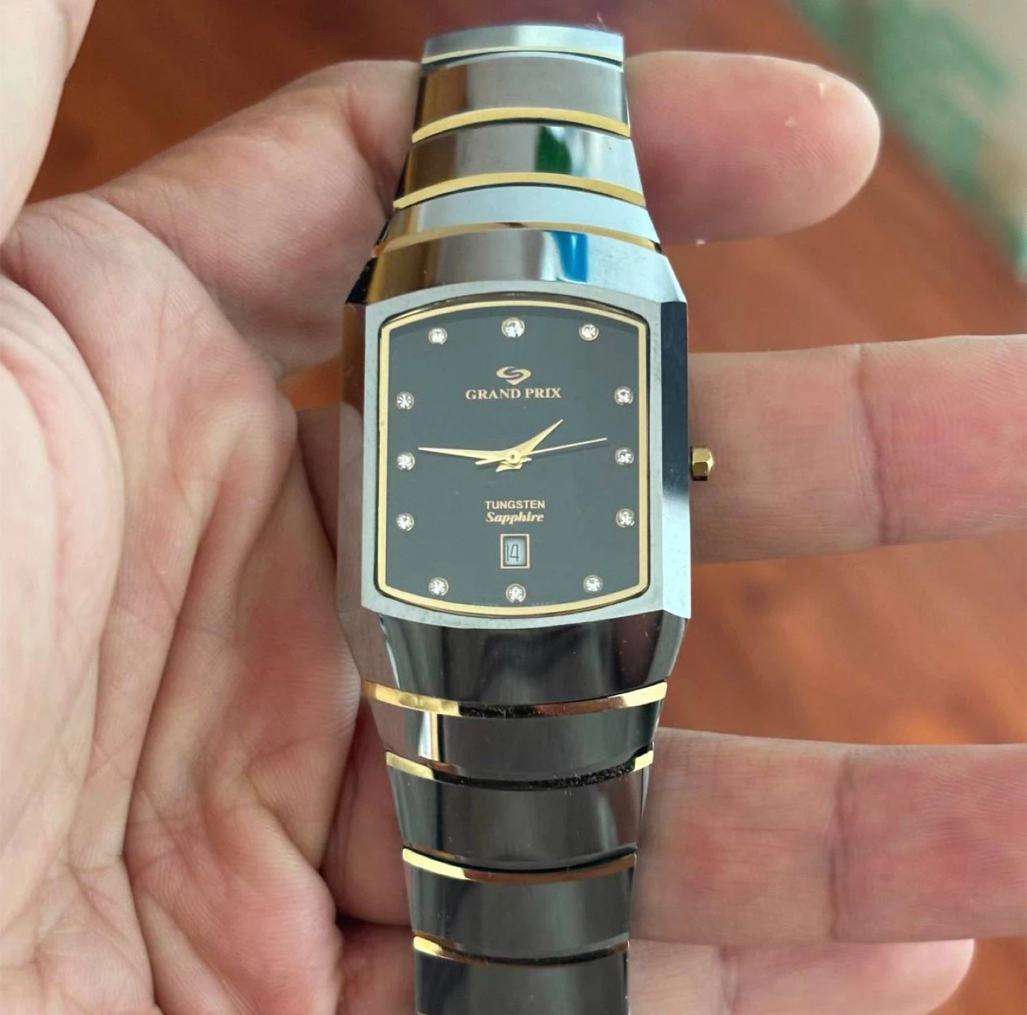 Grand Prix Tungsten Band Watch